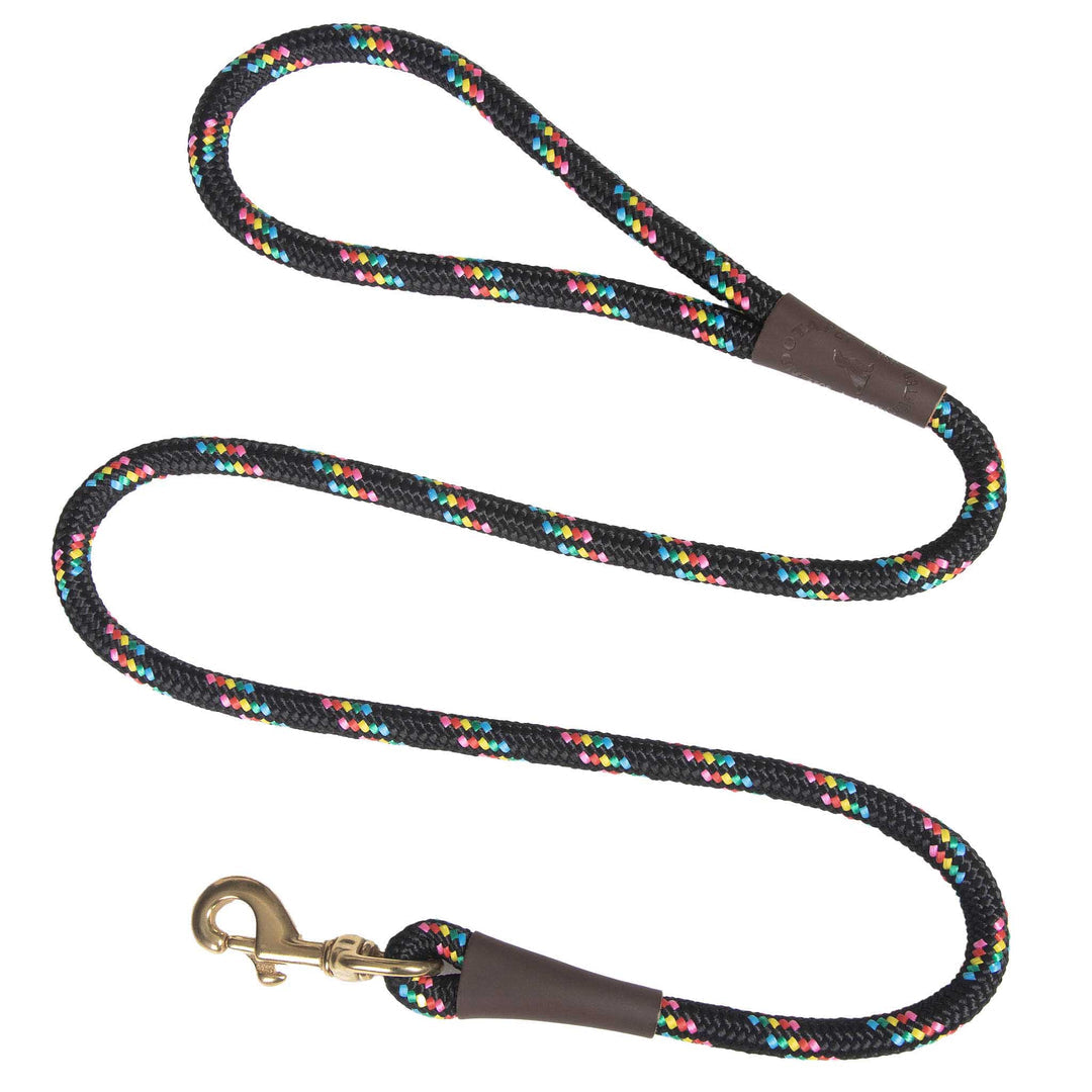 Mendota | Snap Leash | Black Confetti