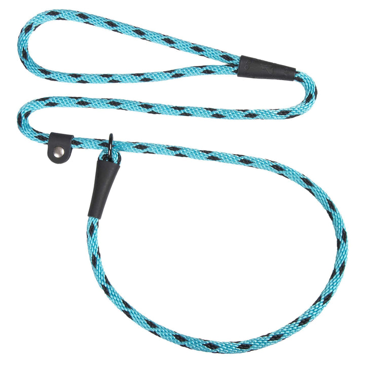 Mendota | Slip Leash | Black Ice Turquoise