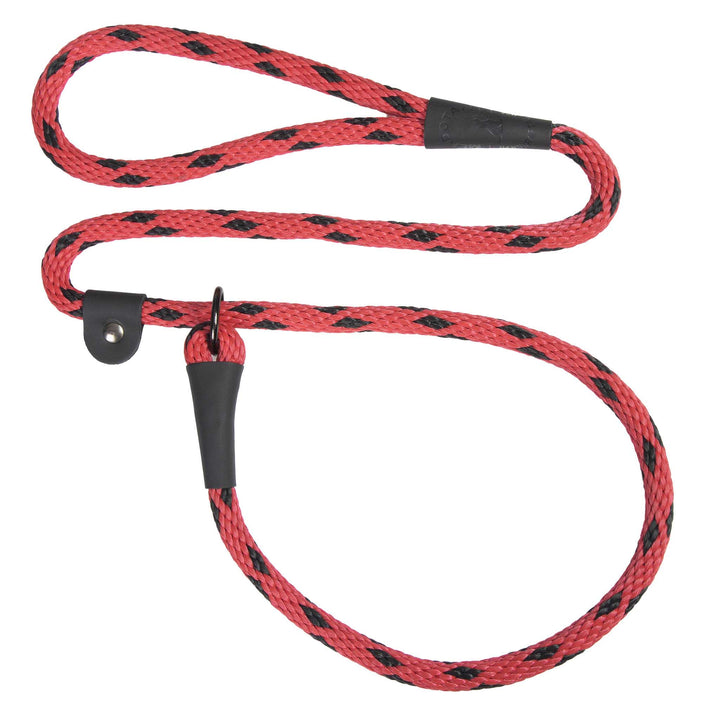 Mendota | Slip Leash | Black Ice Red