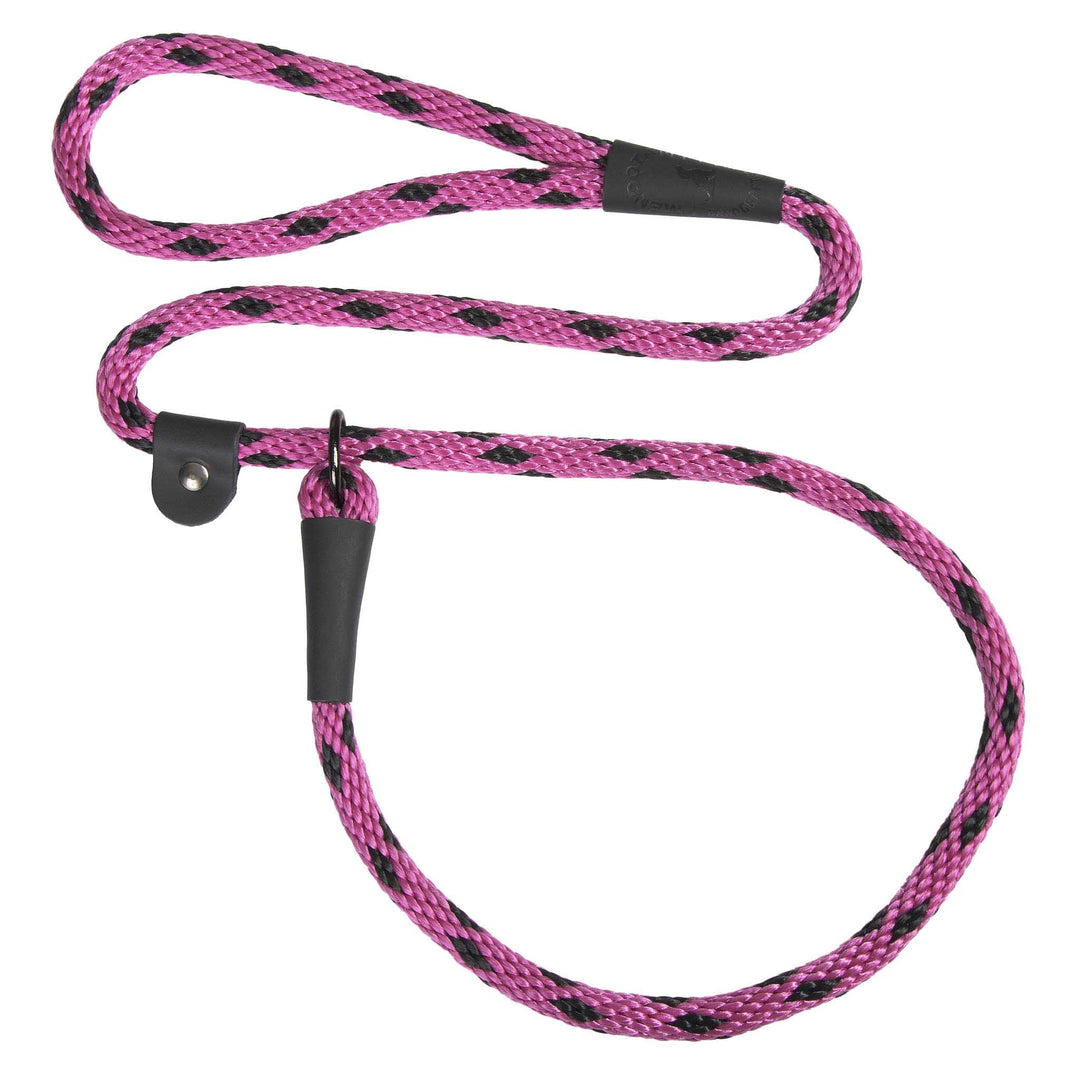 Mendota | Slip Leash | Black Ice Red Rasberry