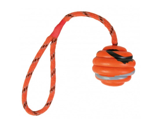 Trixie | Gummiboldold på Snor | Orange
