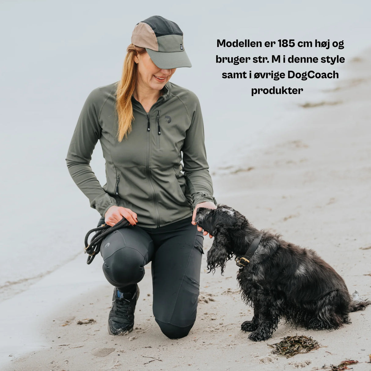 DC | FeelFree Dog Walker Zip Jacket | Sort | Musli