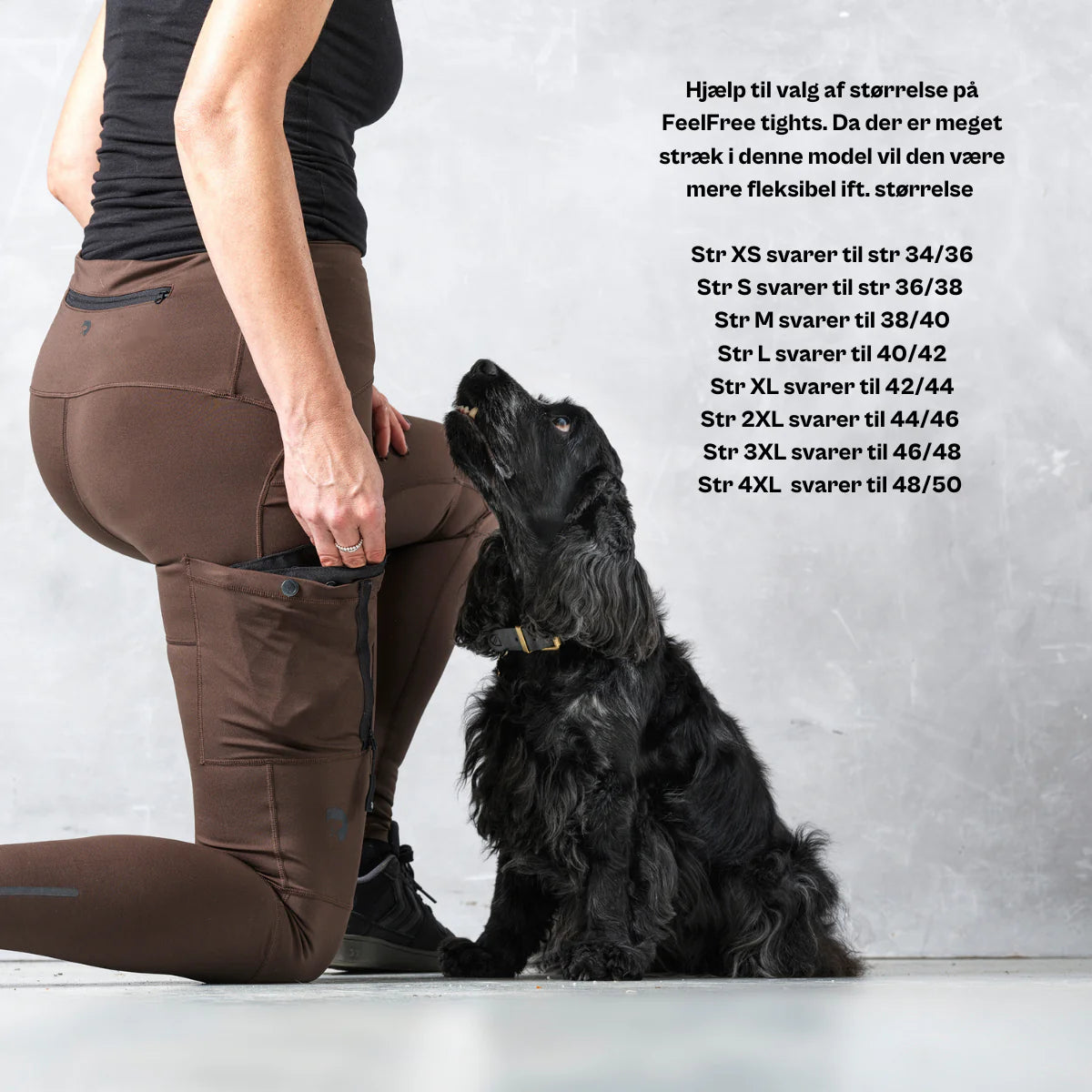 DC | FeelFree Dog Walker Tights | Bison | Coco