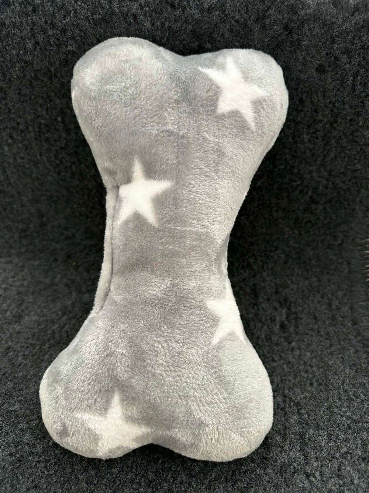 Wellness legetøj | Kødben | Grå med hvide stjerner | Stor