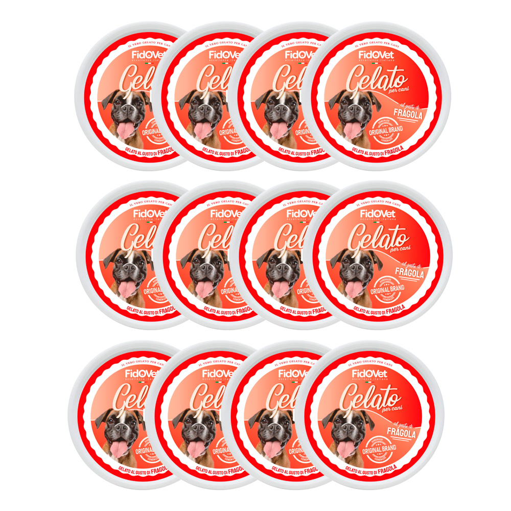 FidOOvet | Gelato hundeis | Jordbær