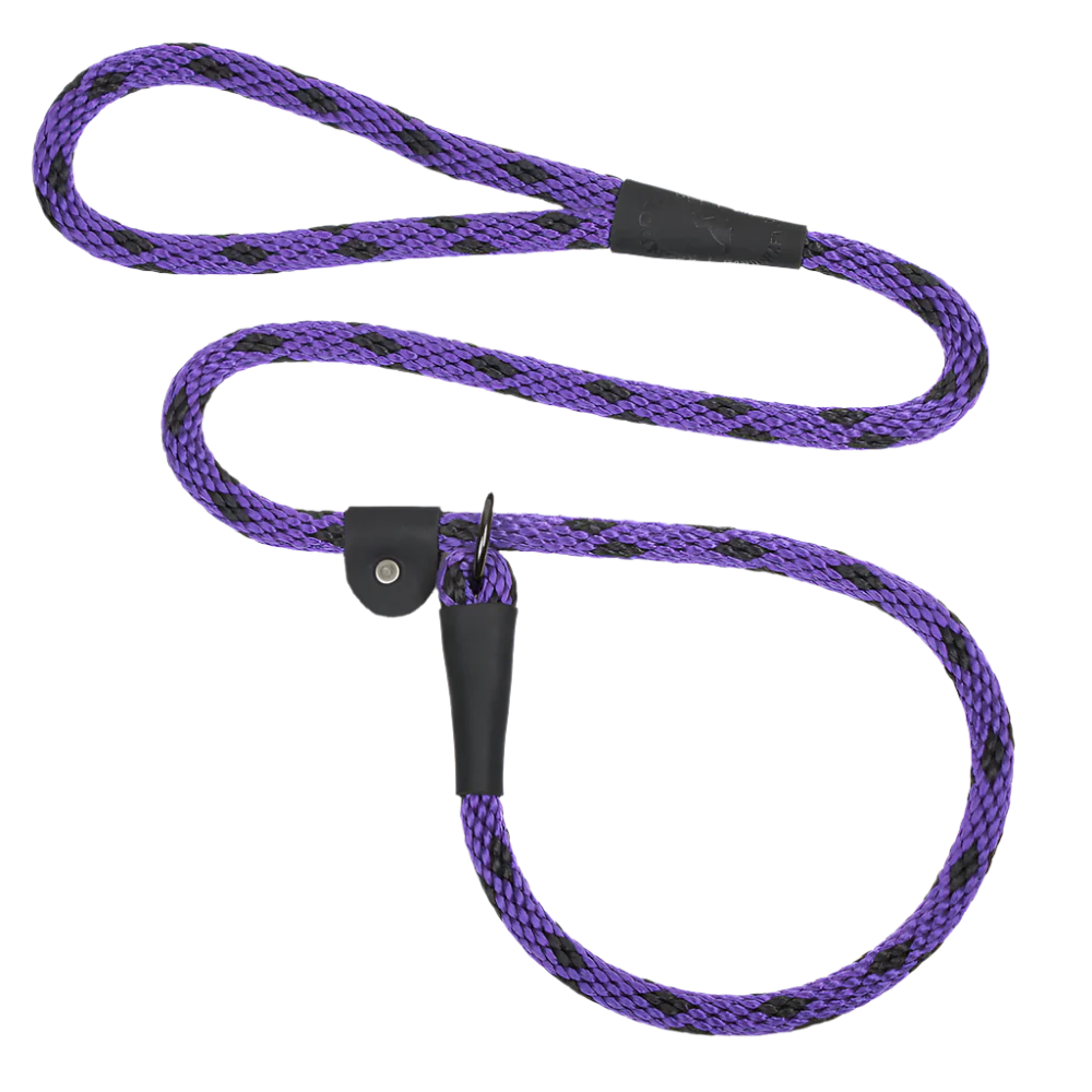 Mendota | Slip Leash | Black Ice Purple