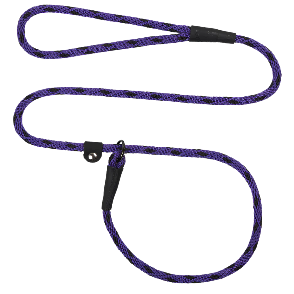 Mendota | Slip Leash | Black Ice Purple
