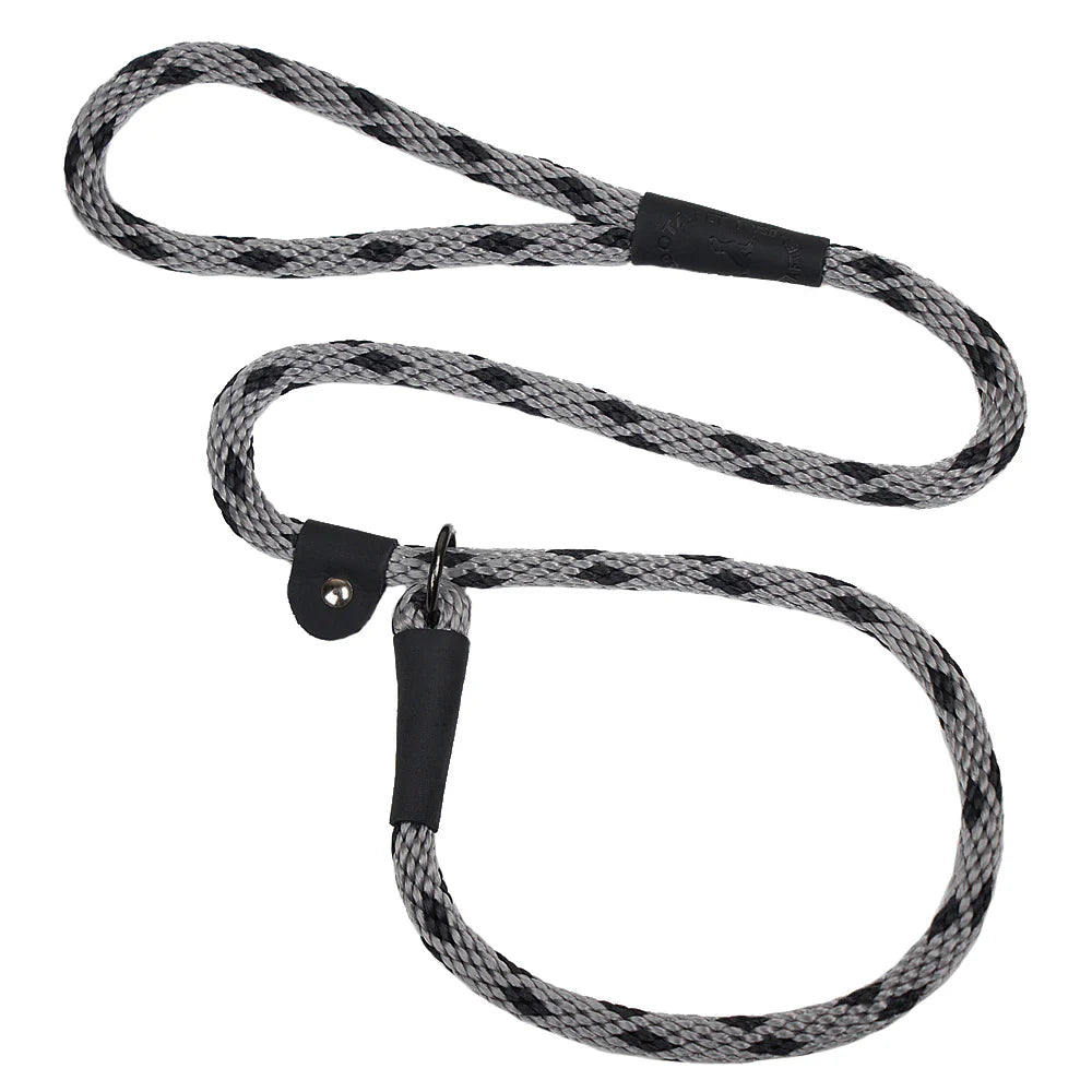 Mendota | Slip Leash | Black Ice Silver