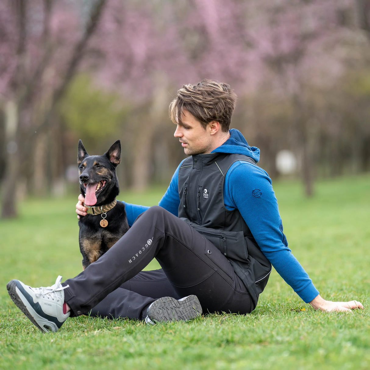 DC | Elite Hundetræningsvest | Sort | Boss (Herremodel)