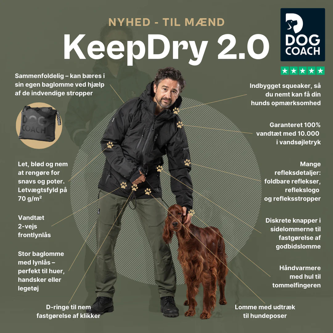 DC | KeepDry Overgangsjakke 2.0 | Black | Cashmire