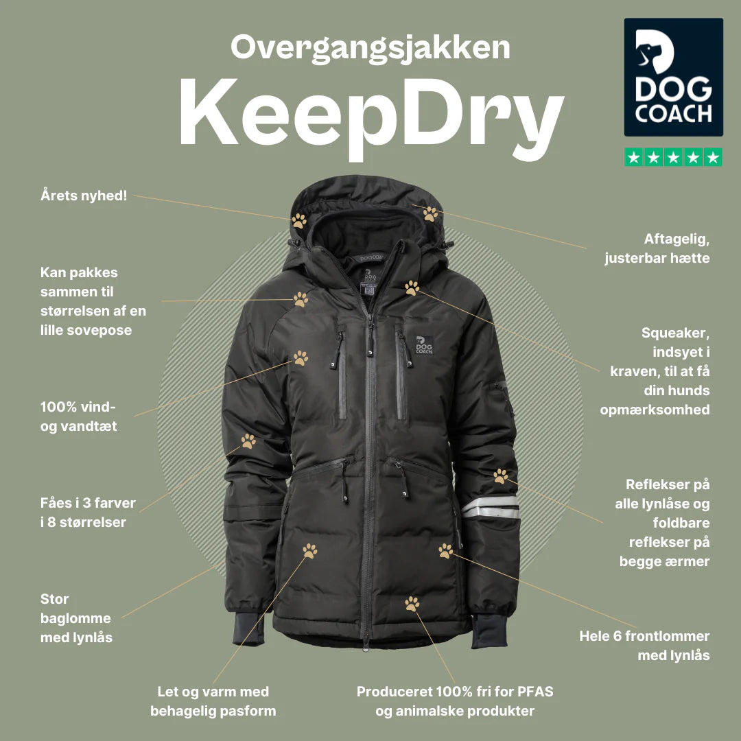 DC | KeepDry Overgangsjakke | Caramel | Kaydo