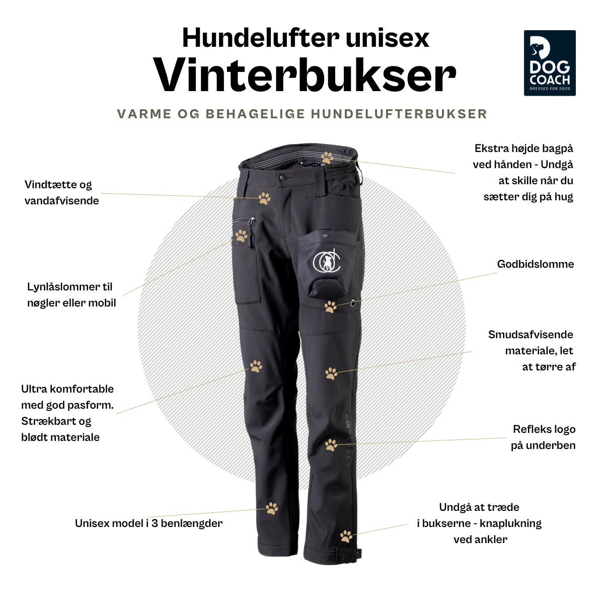 DC | Hundelufter skalbukser | Vinter | Normal længde | Verdi | NEDSAT 30%