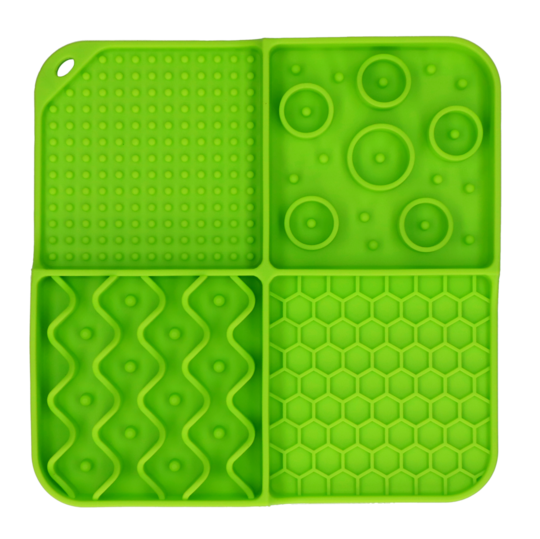 Eat Slow - Live Longer | Lick Mat | Rectangle