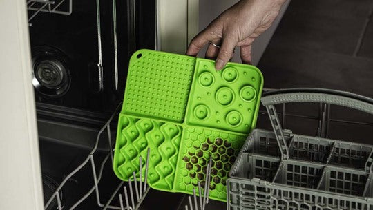 Eat Slow - Live Longer | Lick Mat | Rectangle