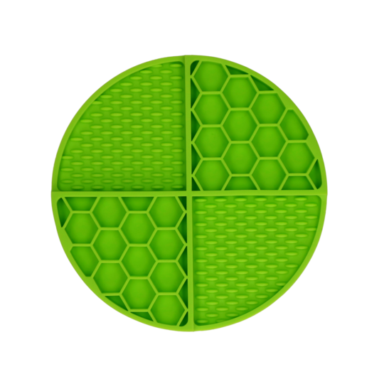 Eat Slow - Live Longer | Lick Mat | Dimensions Circle