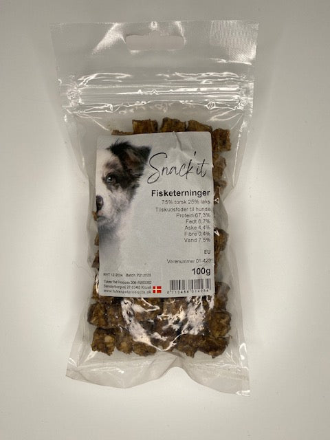 Snack'it | Fisk | Fisketerninger 100g