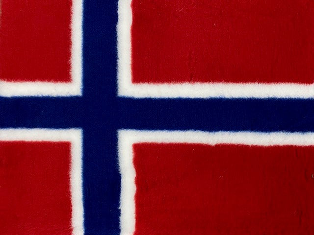 Vetbed | Norsk flag | Skridsikker