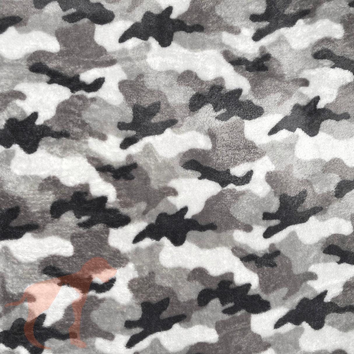 Wellness tæppe uden fyld | Grå camouflage