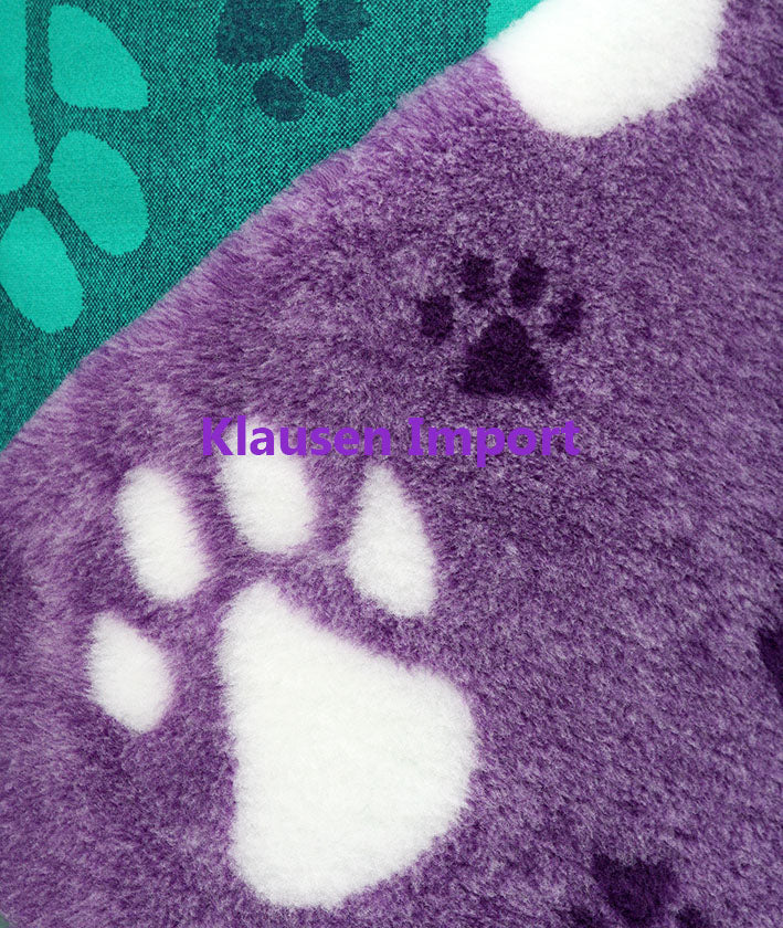 Vetbed | Lilla m. Hvid Pote (stor) | Grøn Bagside