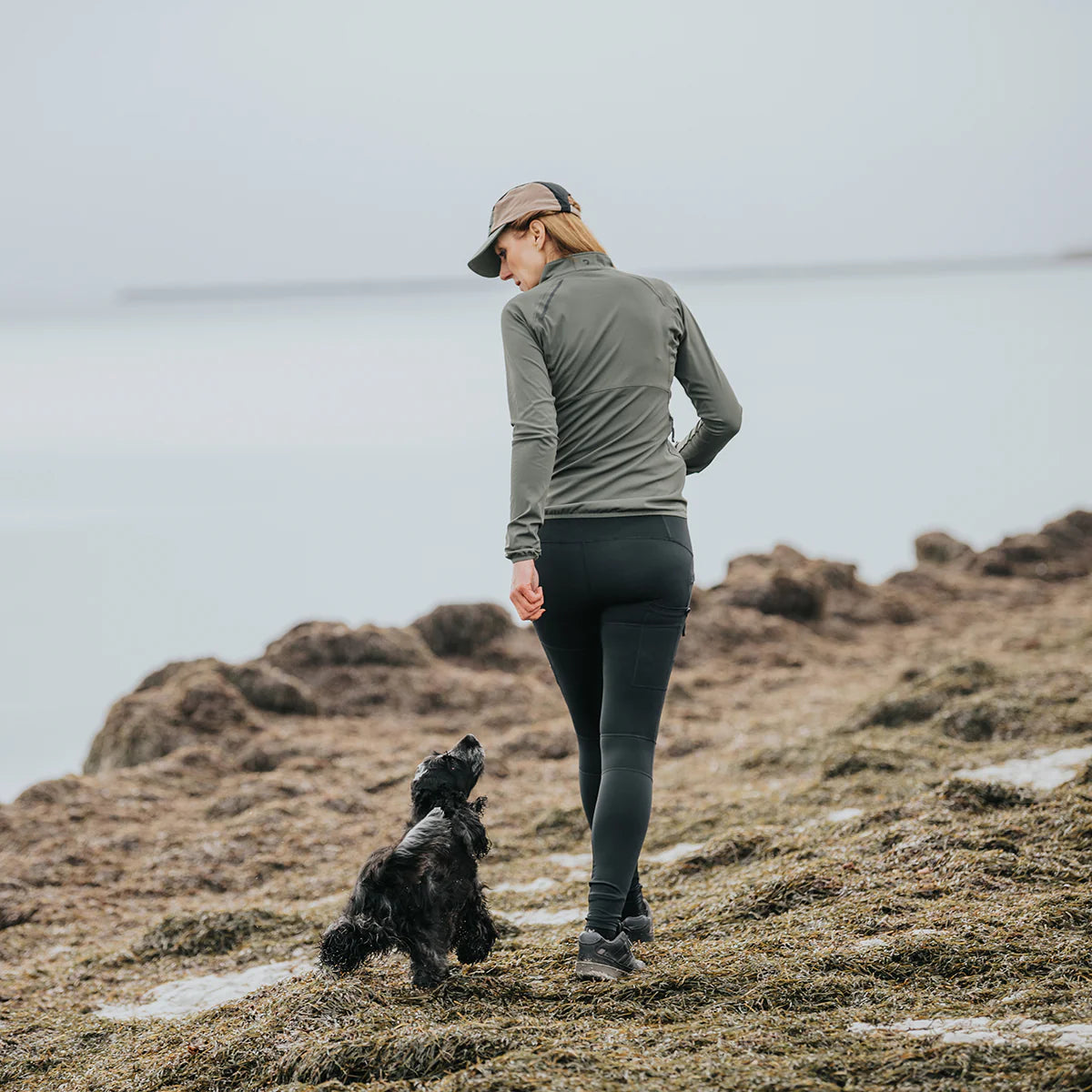 DC | FeelFree Dog Walker Tights | Black | Ruby