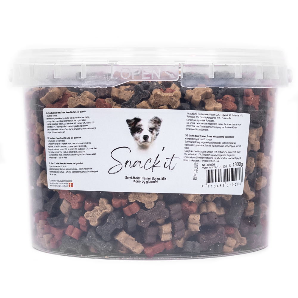 Snack'it | Semi-Moist Bones | Mix 1,8kg