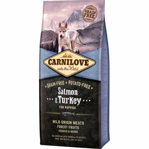 Carnilove Wild | Puppy | Laks & Kalkun