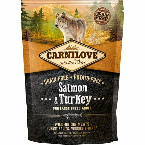 Carnilove Wild | Adult Large Breed | Laks & Kalkun