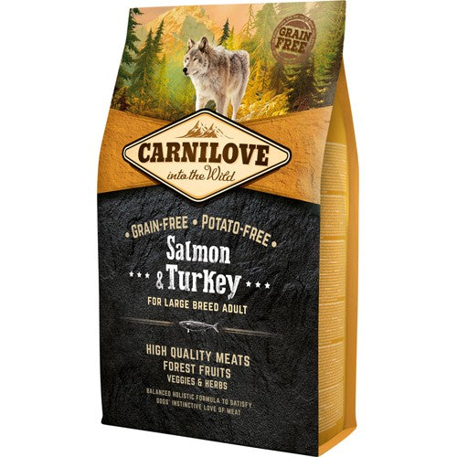 Carnilove Wild | Adult Large Breed | Laks & Kalkun