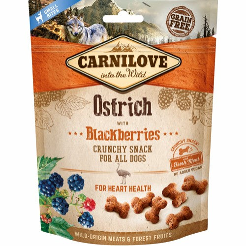 Carnilove Wild | Crunchy Snack | Struds & Brombær 200g