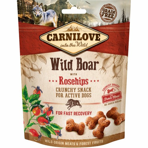 Carnilove Wild | Crunchy Snack | Vildsvin & Hyben 200g