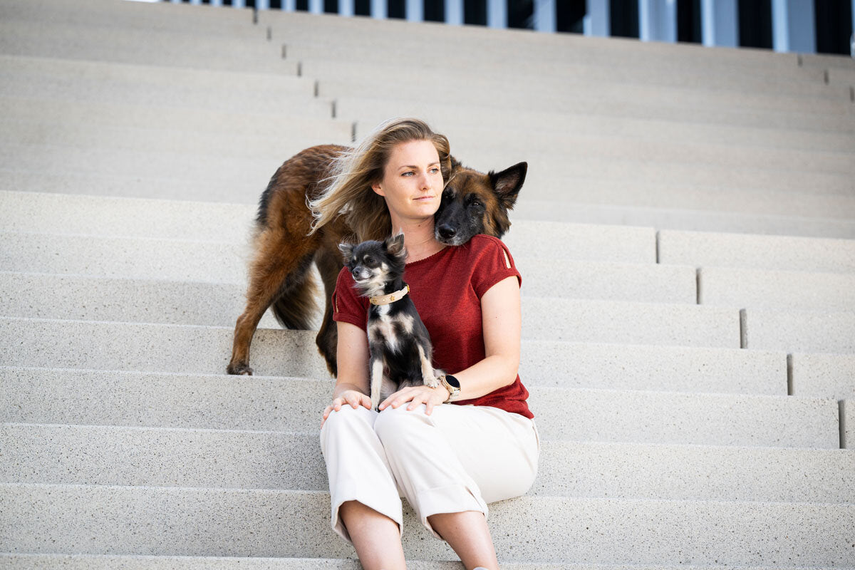 Maul | Læderhalsbånd L.A. | Elfenben