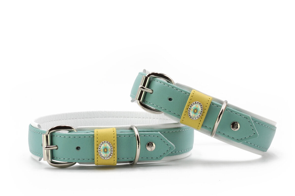 Maul | Læderhalsbånd Spring Break | Mint
