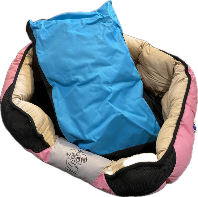 TouchDog | Hundeseng | Lyserød | Restparti