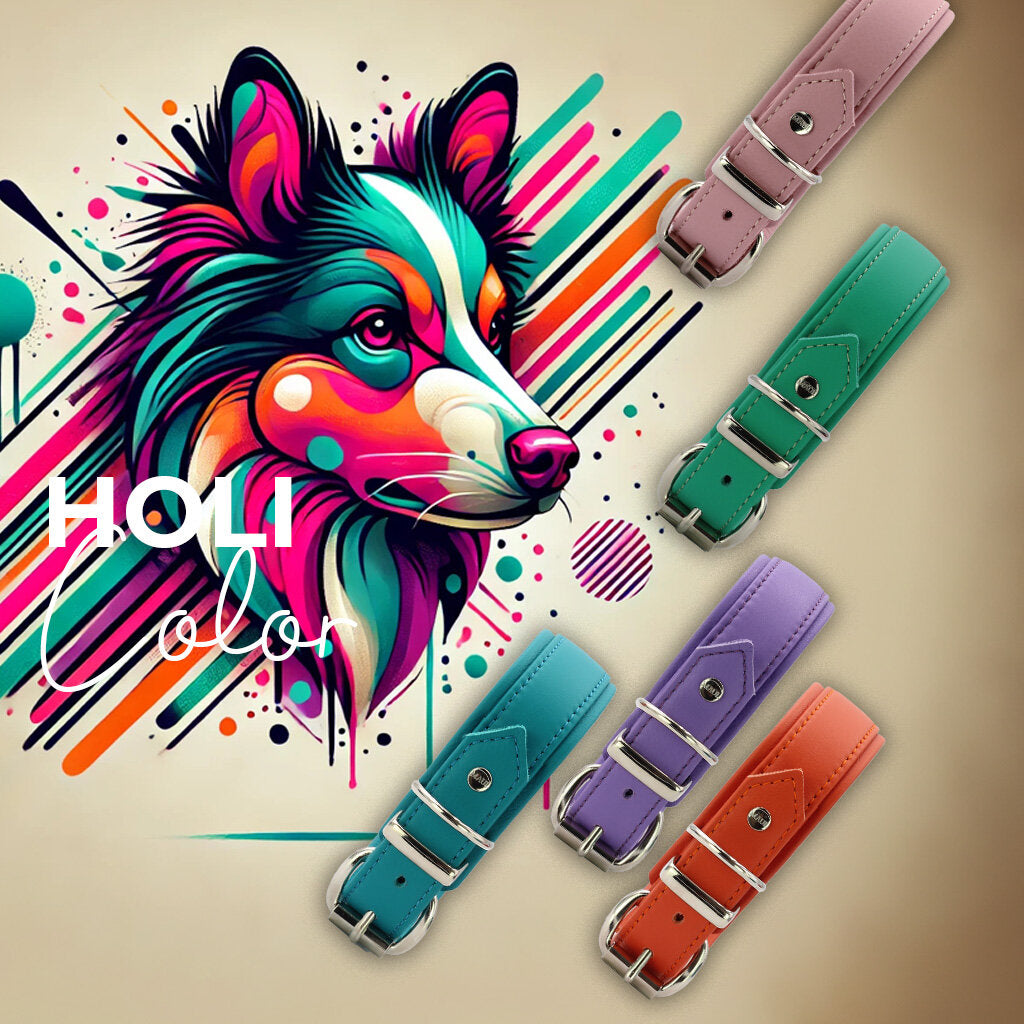 Maul | Læderhalsbånd Klassisk Soft | Lilla