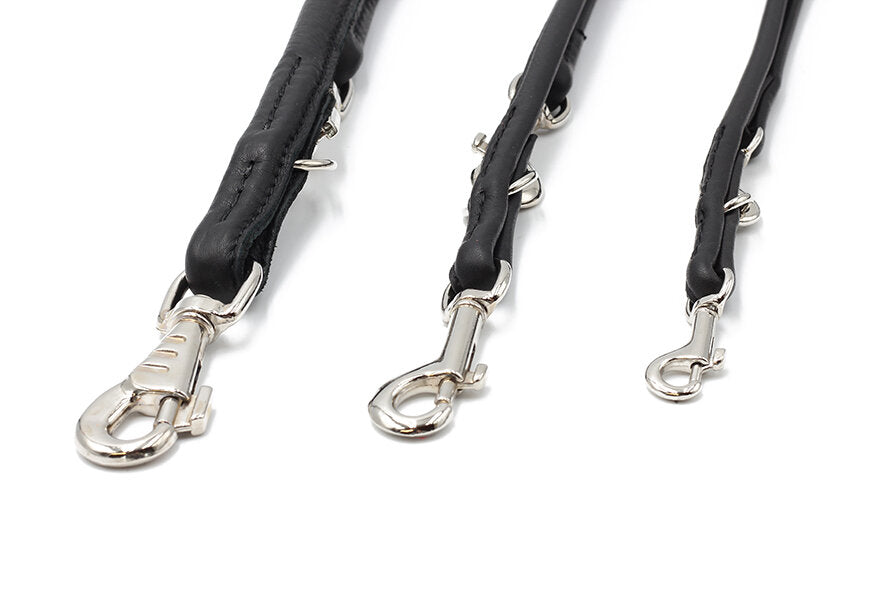 Maul | Læderline Rundsyet Sort | 3 M | M. Sølv