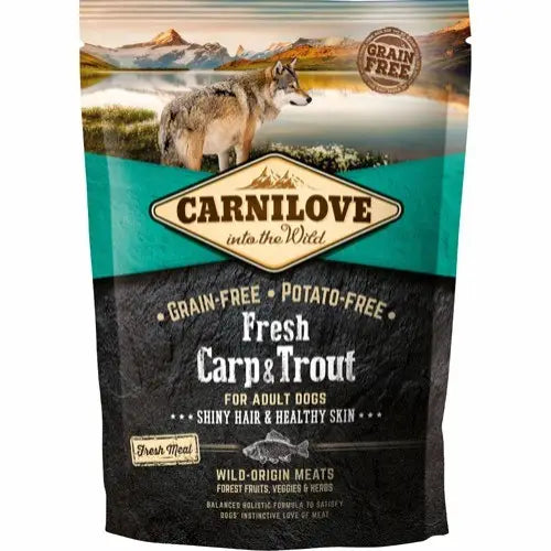 Carnilove Wild | Adult | Carp og Trout | 1,5kg | UDLØBER 07.08.2026