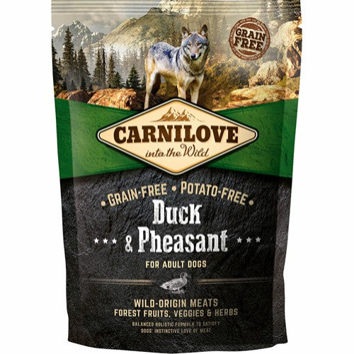 Carnilove Wild | Adult | And & Fasan | 1,5kg | UDLØBER 07.08.2026