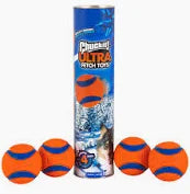 Chuckit | Ultra Ball 4 pack | Medium