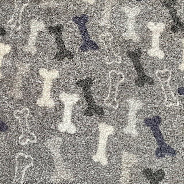 Wellness tæppe uden fyld | Grå med kødben