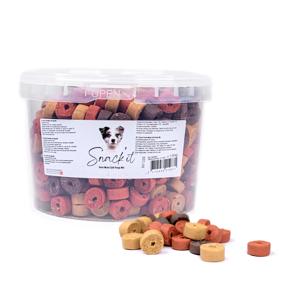Snack'it | Soft Rings m. Mix| 1,8 kg
