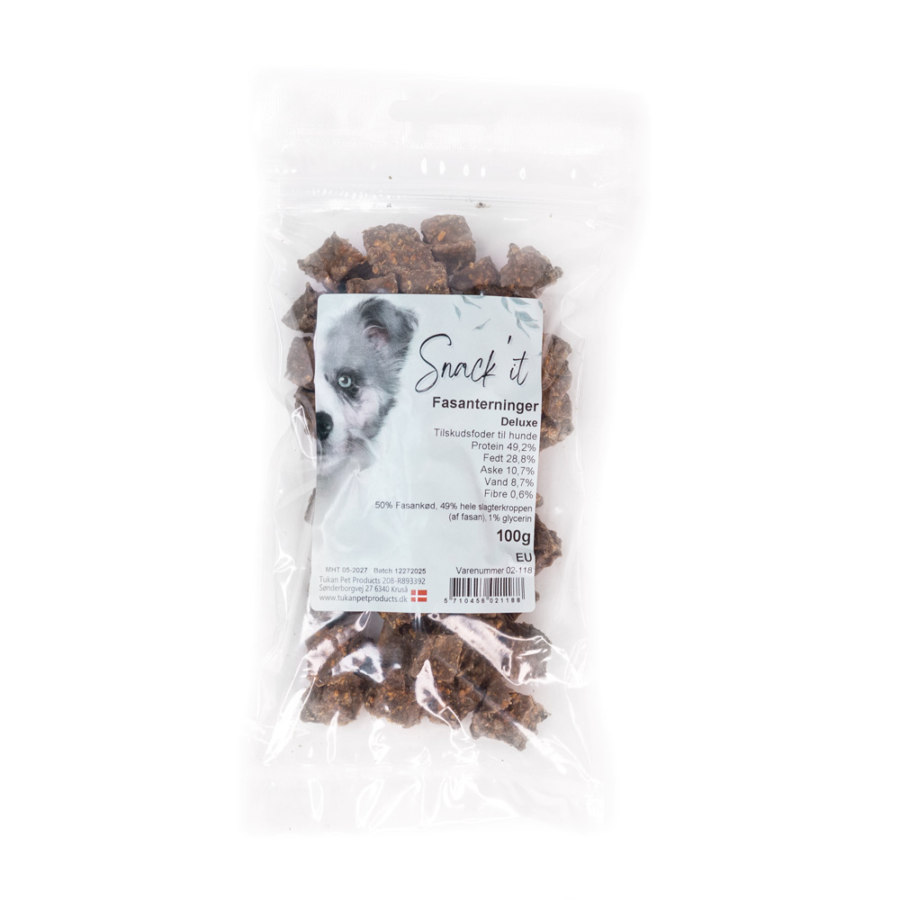 Snack'it | Deluxe | Fasanterninger 100g