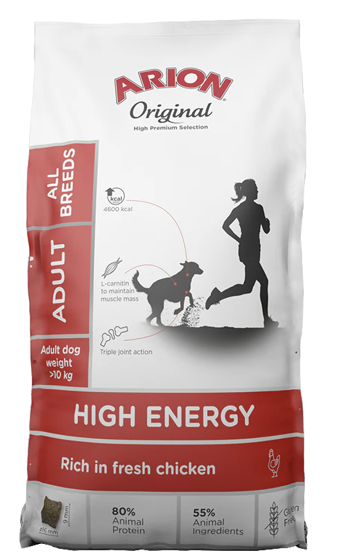 Arion Original | High Energy | All Breed | 12Kg | UDLØBER 15.06.26