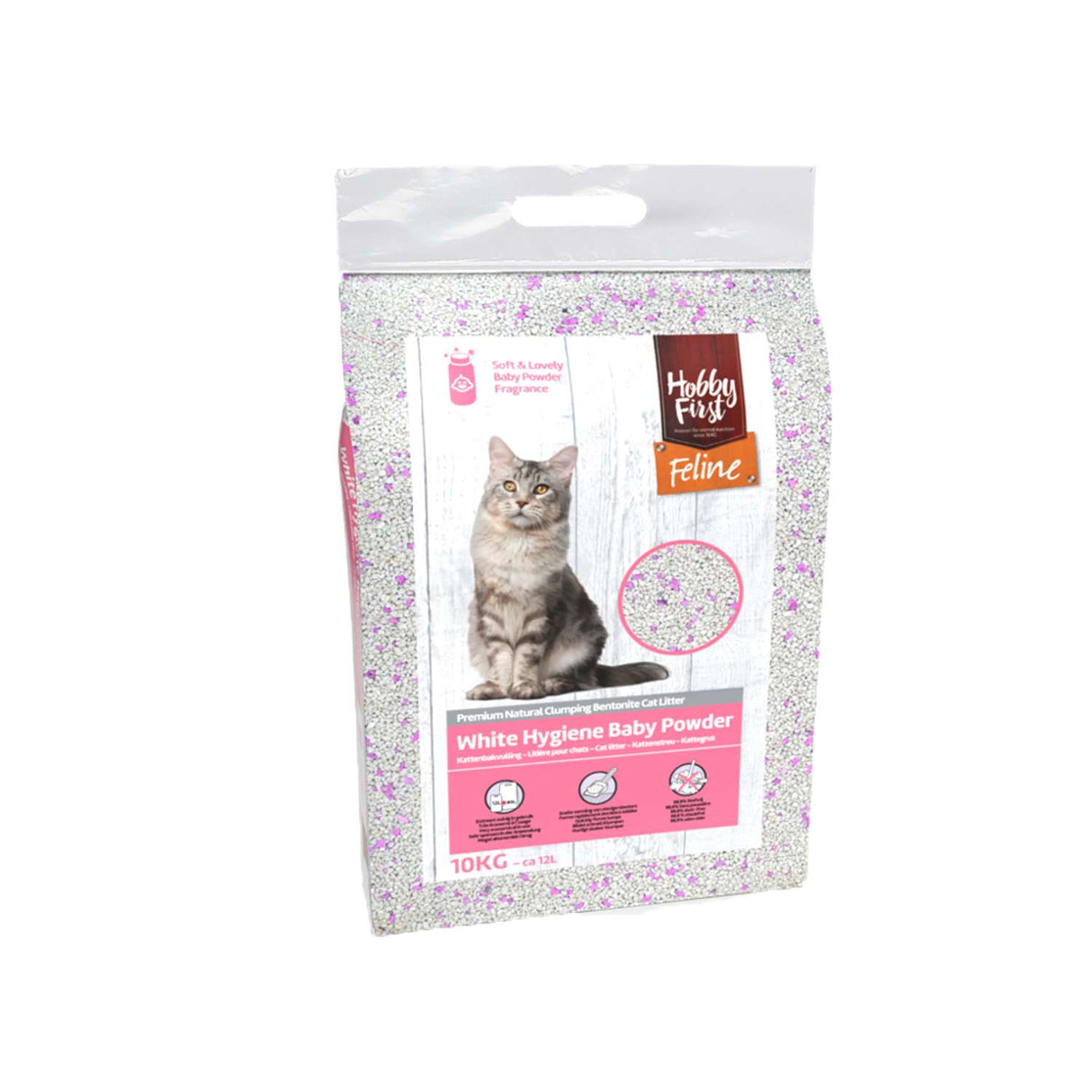 Hobby First Feline | White Hygiene Baby Powder | 10 Kg