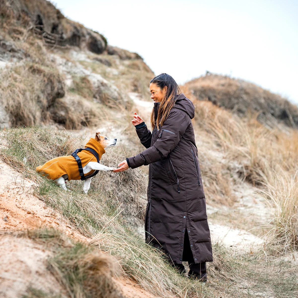 DC | Lang KeepDry Jakke | Bison | Molly