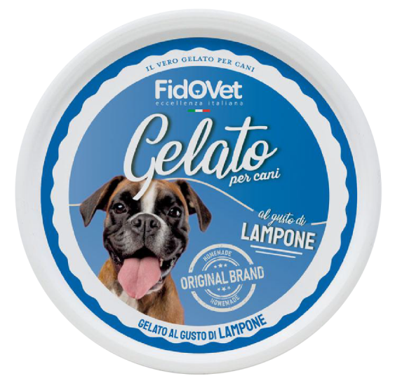 FidOOvet | Gelato hundeis | Hindbær