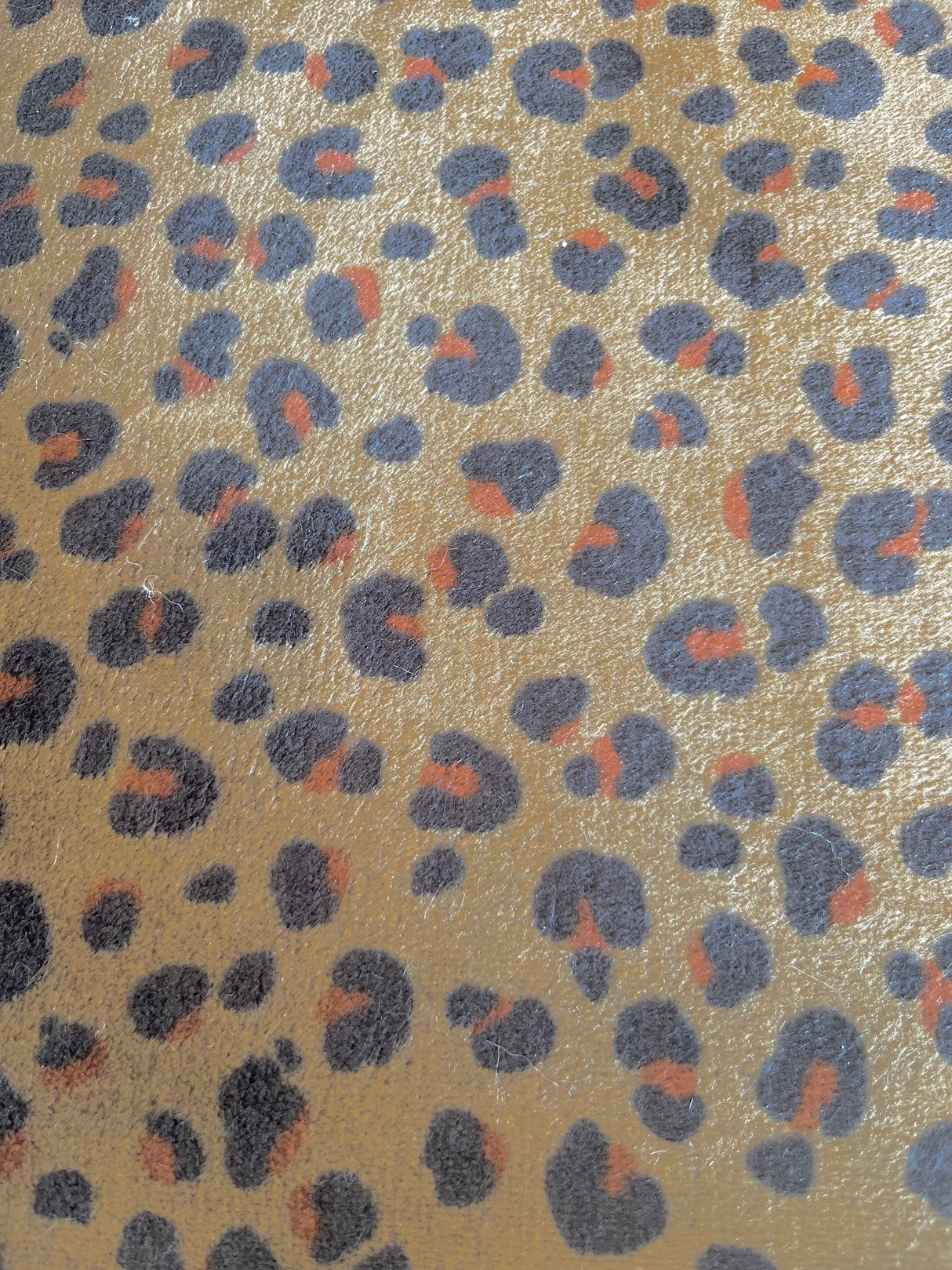 Wellness tæppe skridsikkert | Brun leopard