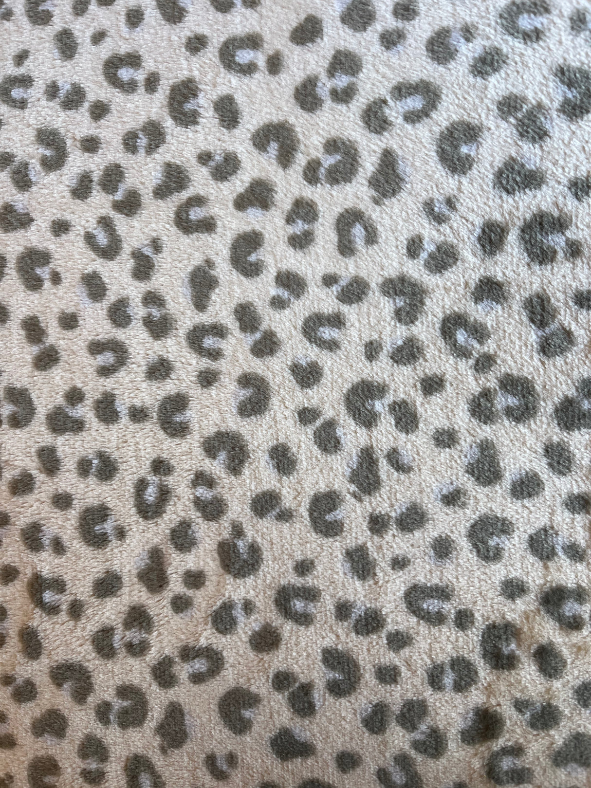 Wellness tæppe med fyld | Beige leopard