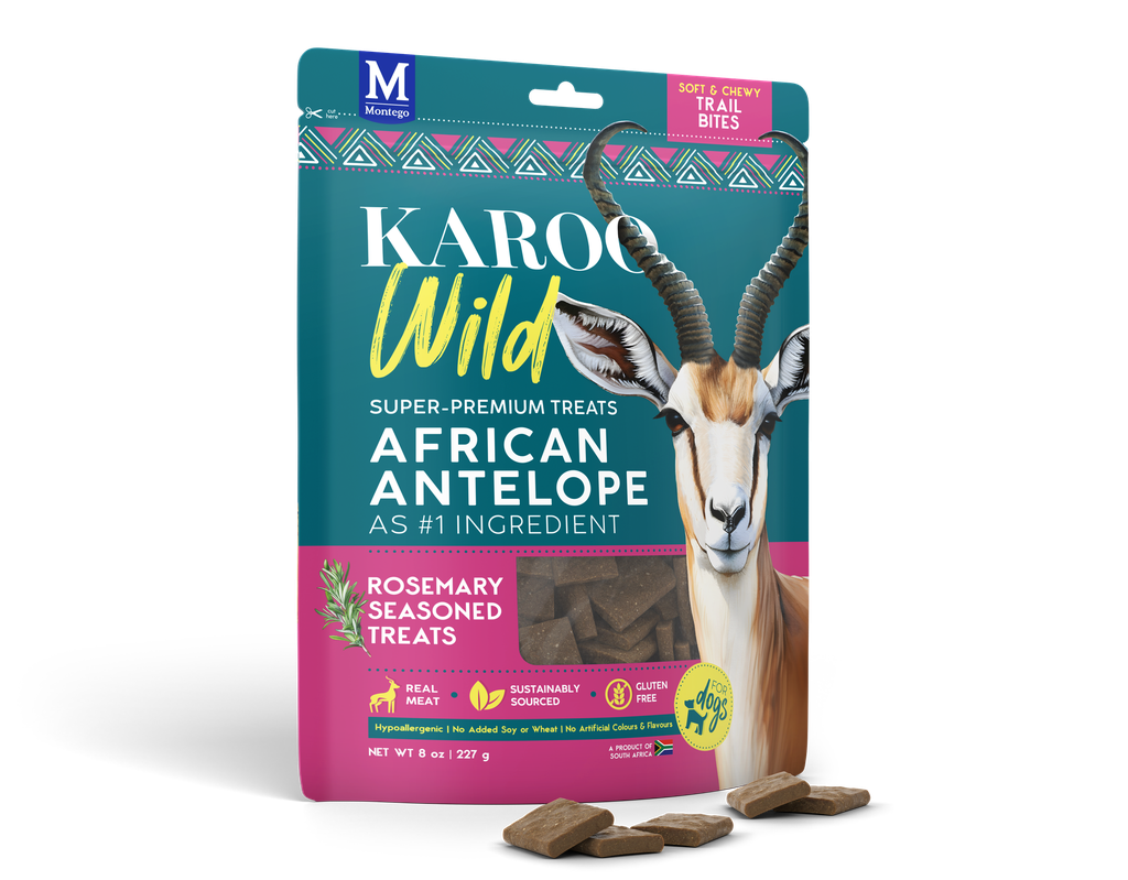 Karoo Wild | Soft & Chewy Trail Bites | Antilope & Rosemary | 227g