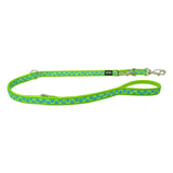 Red Dingo | Stars Turquoise on Lime Green | Line