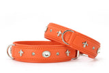 Maul | Diamant Læderhalsbånd sommer Edition | Orange